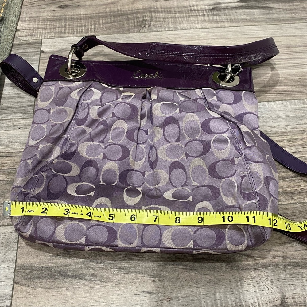 Purple Coach Crossbody - Picture 7 of 9
